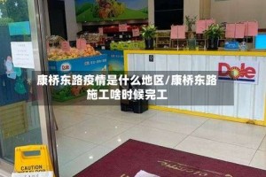 康桥东路疫情是什么地区/康桥东路施工啥时候完工