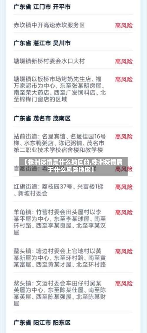 【株洲疫情是什么地区的,株洲疫情属于什么风险地区】-第3张图片