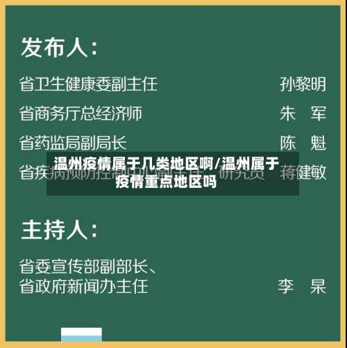 温州疫情属于几类地区啊/温州属于疫情重点地区吗-第1张图片